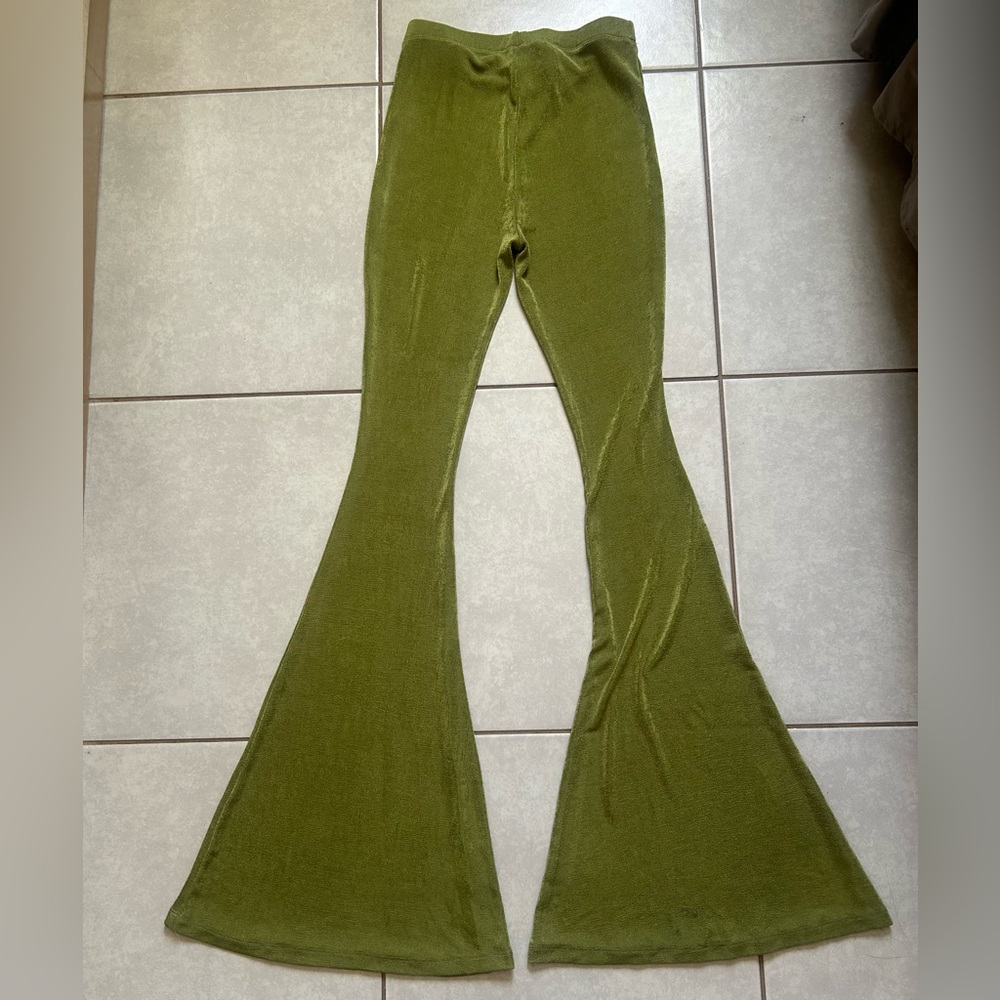 Princess Polly green boogie pants - Picture 5 of 7